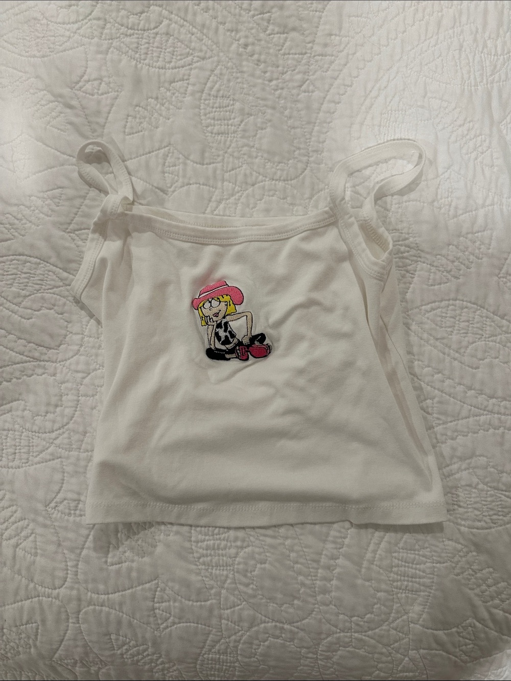 Lizzie McGuire / Hilary Duff cowgirl Tank Top